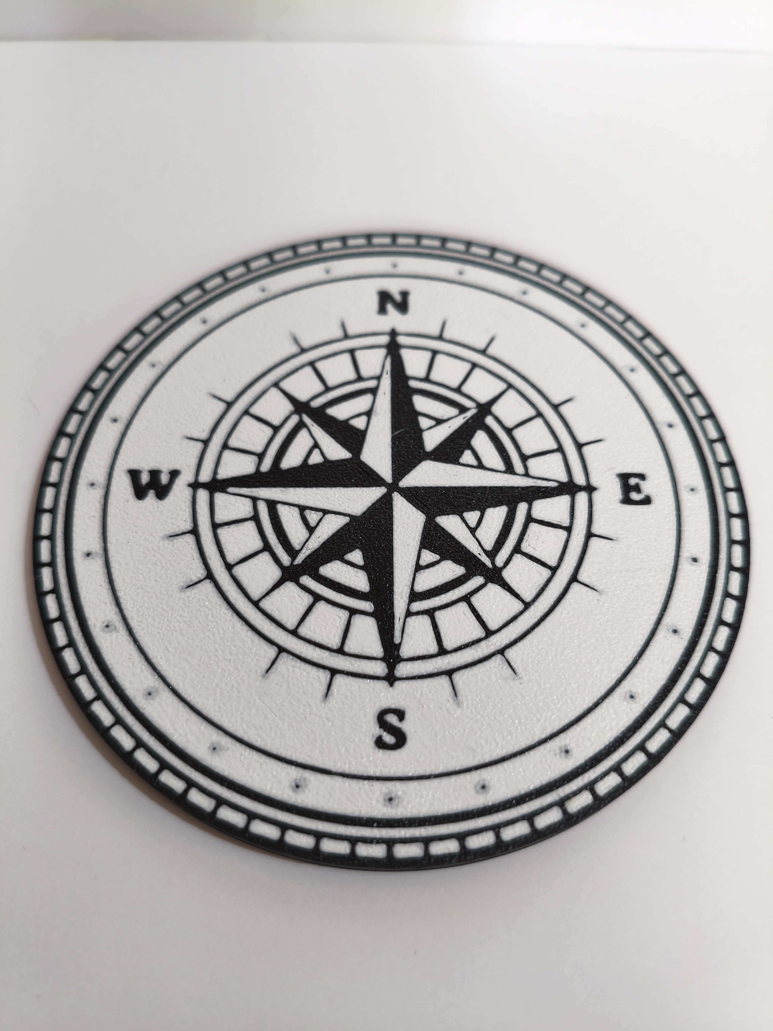 Pusulalı Kahve Fincan Altlığı Takımı