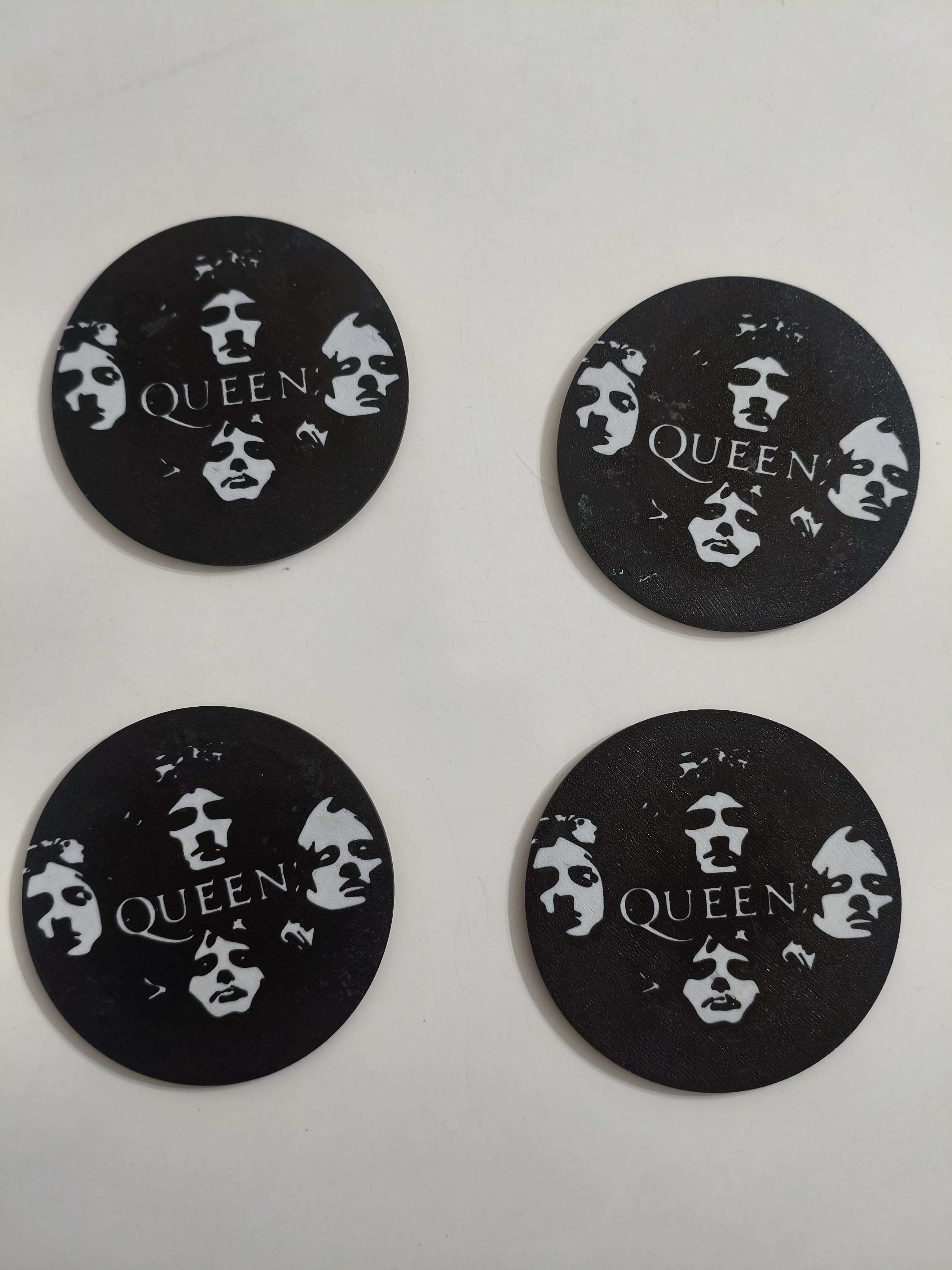 Queen Fredy Mercury Temalı Kahve Fincan Altlığı