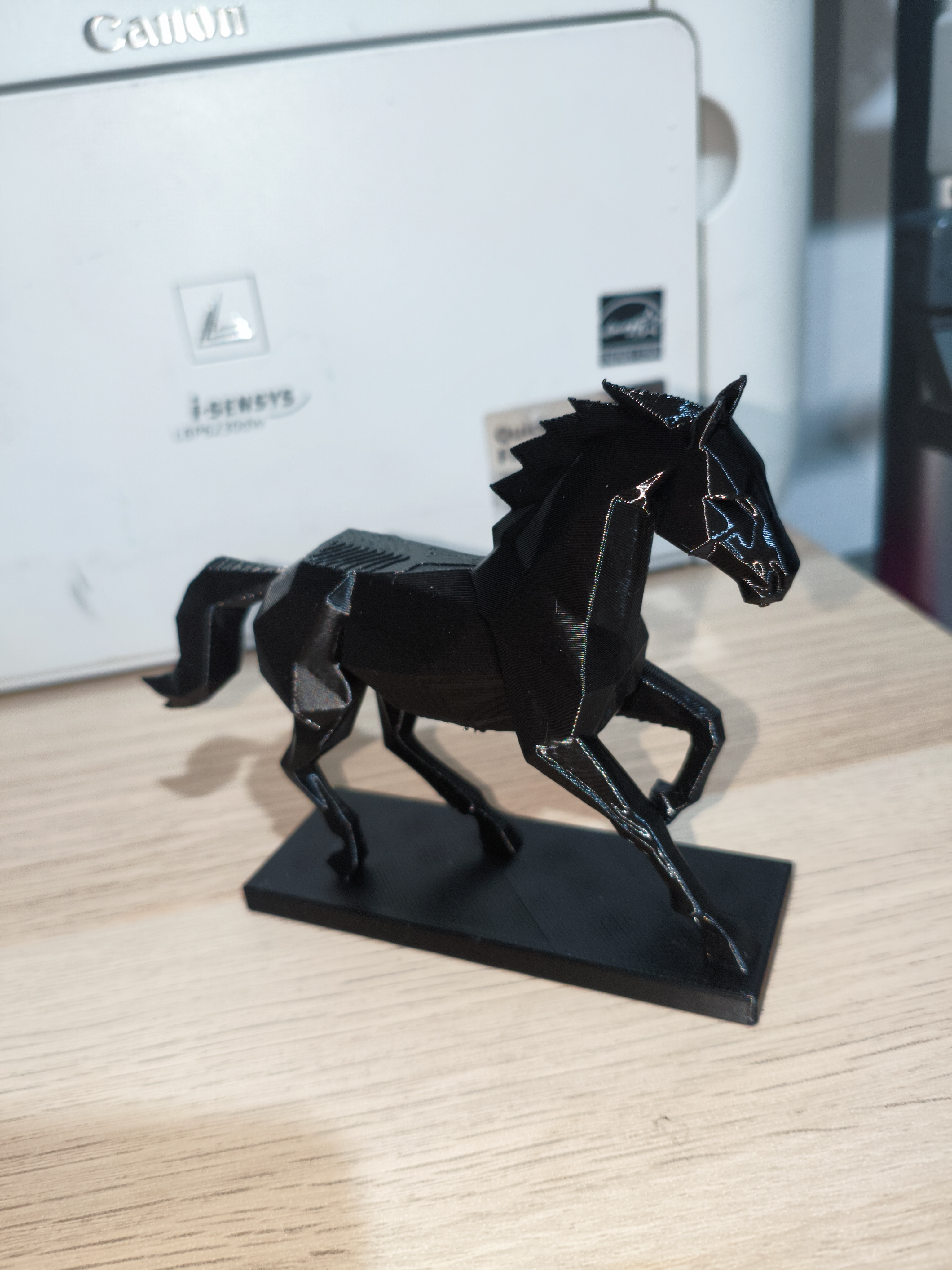 Siyah At Ev Dekorasyon Biblosu