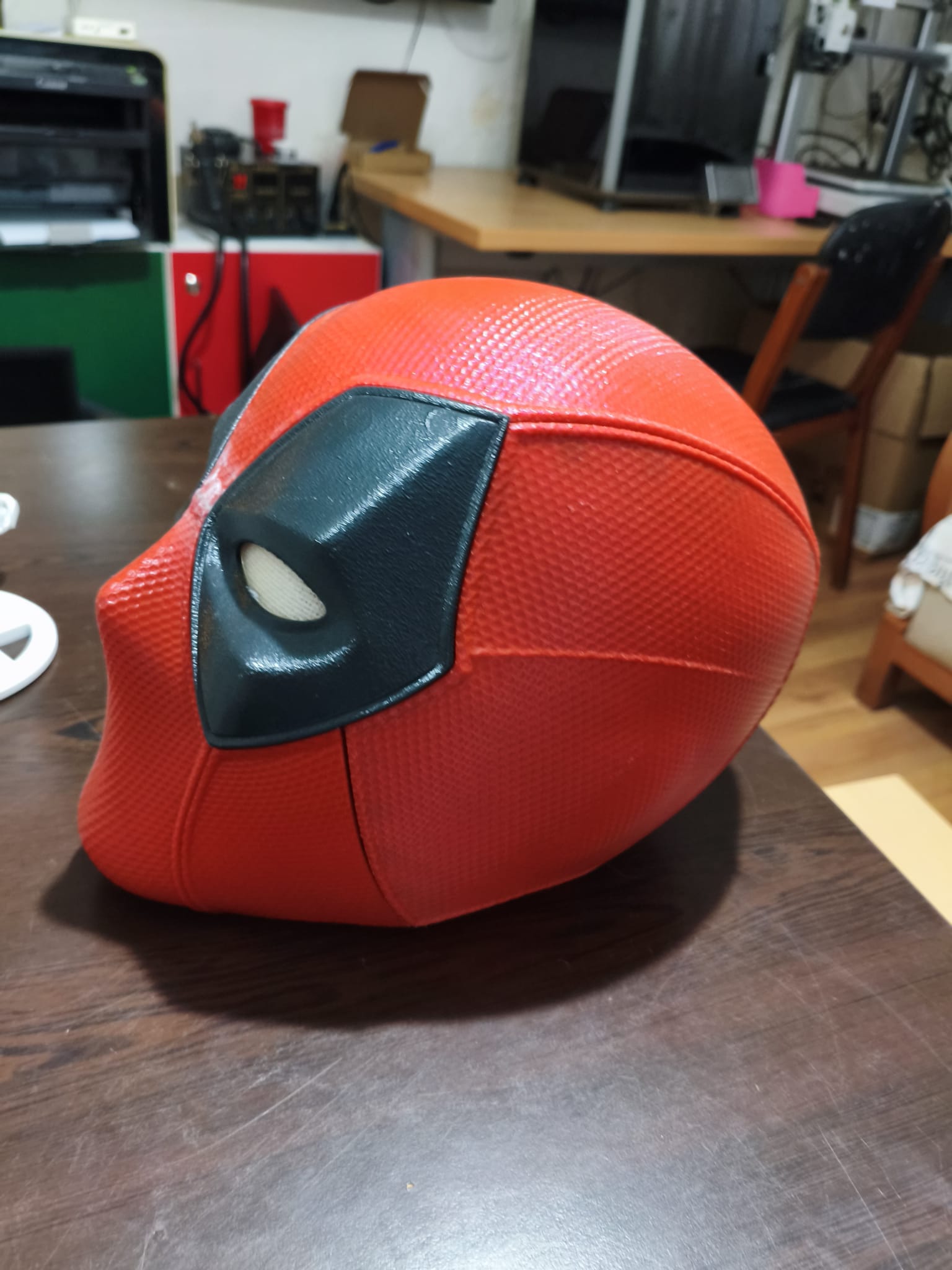 Deadpool Cosplay Maskesi Pla Mıknatıslı