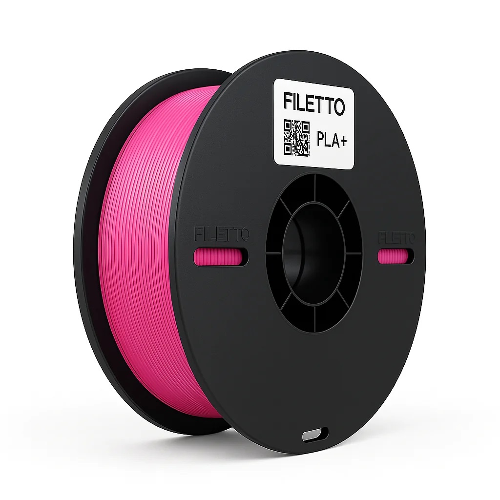 Filetto PLA+ PEMBE 3D Filament – 1.75mm – 1KG – AMS Uyumlu