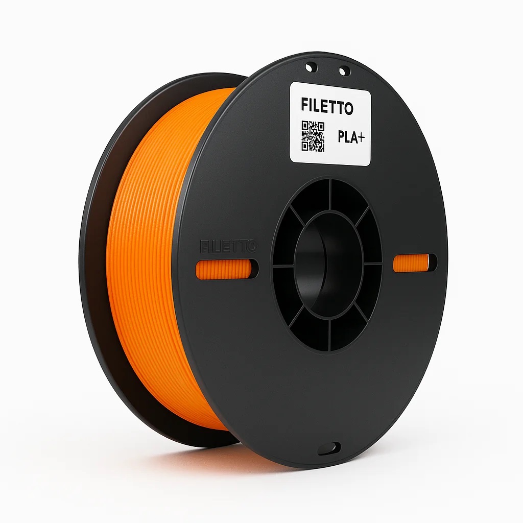 Filetto PLA+ TURUNCU 3D Filament – 1.75mm – 1KG – AMS Uyumlu