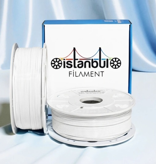 İstanbul Filament PLA + 500mms BEYAZ Renk 1KG