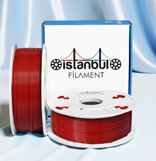 İstanbul Filament PLA + 500mms KIRMIZI Renk 1KG