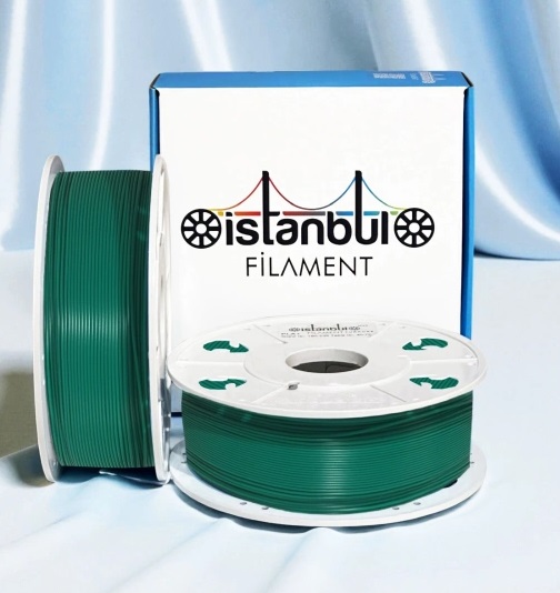 İstanbul Filament PLA + 500mms YEŞİL Renk 1KG